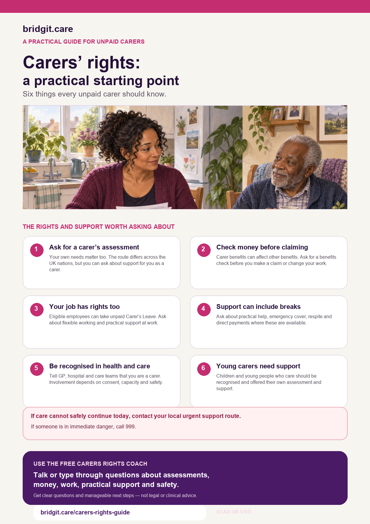 Preview: A shareable guide to carers’ rights